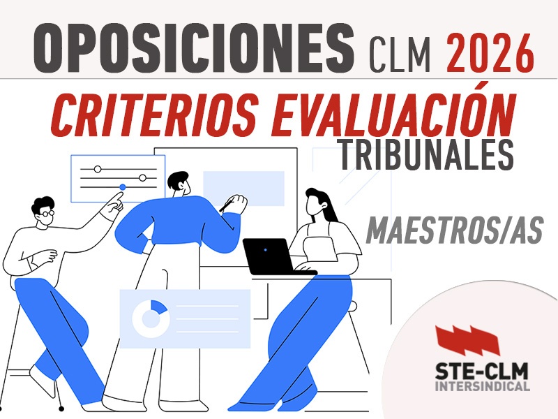 OPOSICIONES CLM 2026: Criterios de actuación y evaluación de Maestros/as por especialidades
